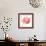 Floral Sway Peach II-Lanie Loreth-Framed Art Print displayed on a wall