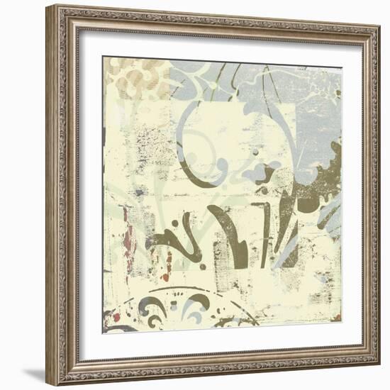 Floral Swhirls I-Ricki Mountain-Framed Art Print