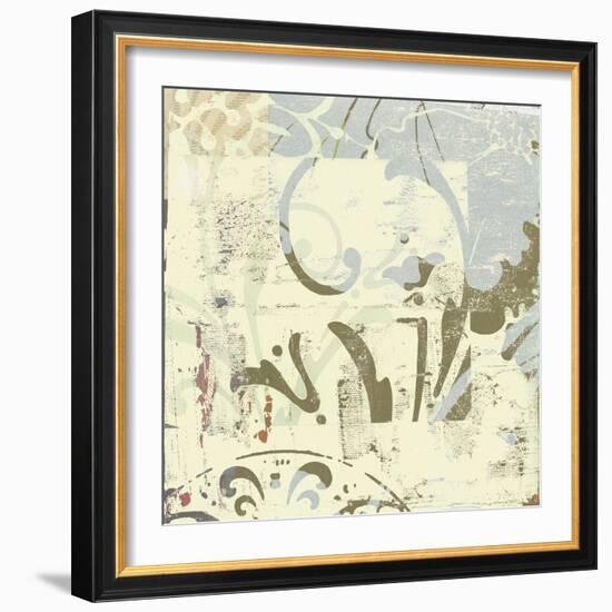 Floral Swhirls I-Ricki Mountain-Framed Art Print