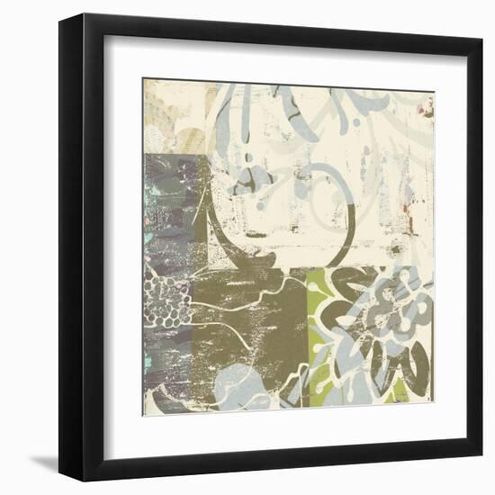 Floral Swhirls II-Ricki Mountain-Framed Art Print