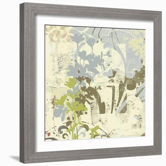 Floral Swhirls III-Ricki Mountain-Framed Art Print