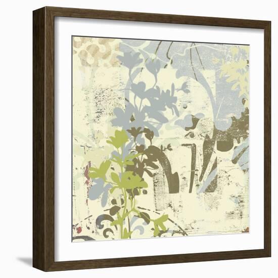 Floral Swhirls III-Ricki Mountain-Framed Art Print