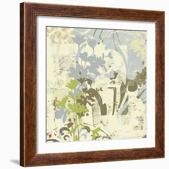 Floral Swhirls III-Ricki Mountain-Framed Art Print