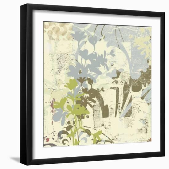 Floral Swhirls III-Ricki Mountain-Framed Art Print