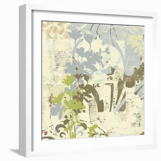 Floral Swhirls III-Ricki Mountain-Framed Art Print