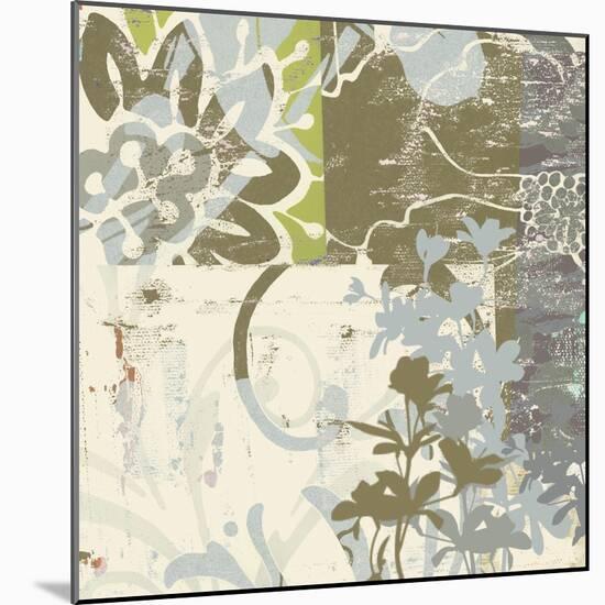 Floral Swhirls IV-Ricki Mountain-Mounted Art Print