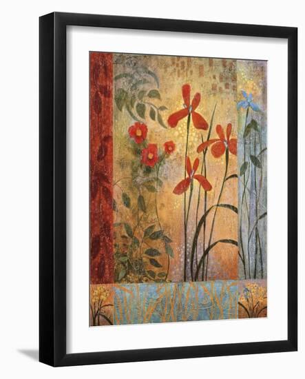 Floral Symphony 2-John Zaccheo-Framed Giclee Print