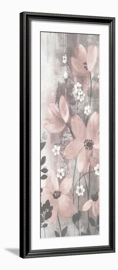 Floral Symphony Blush Gray Crop I-Silvia Vassileva-Framed Art Print