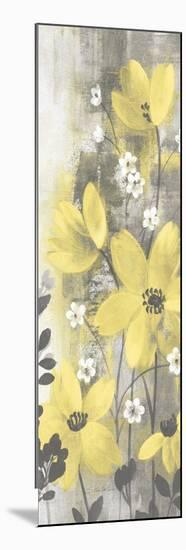 Floral Symphony Yellow Gray Crop I-Silvia Vassileva-Mounted Art Print