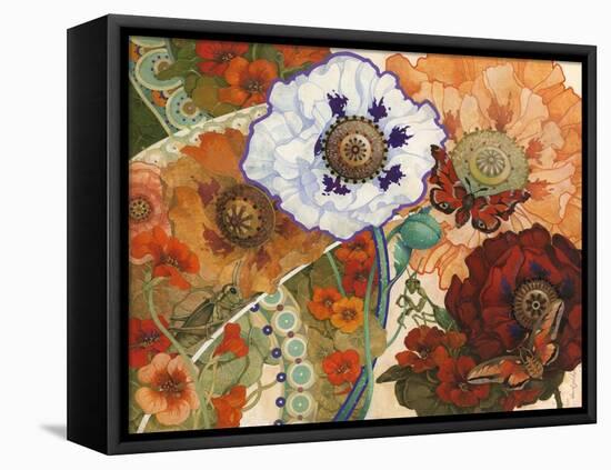 Floral Tapestry-David Galchutt-Framed Premier Image Canvas