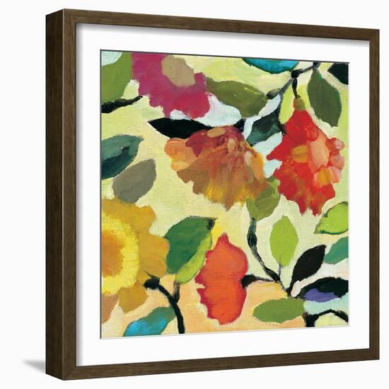 Floral Tile 1-Kim Parker-Framed Giclee Print