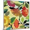 Floral Tile 1-Kim Parker-Mounted Giclee Print