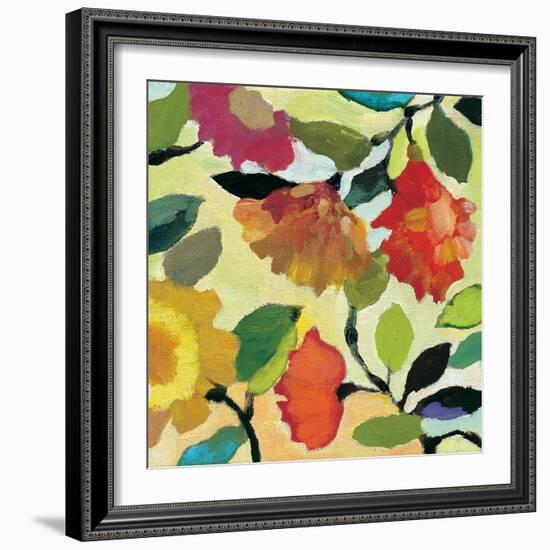 Floral Tile 1-Kim Parker-Framed Giclee Print