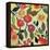 Floral Tile 2-Kim Parker-Framed Premier Image Canvas