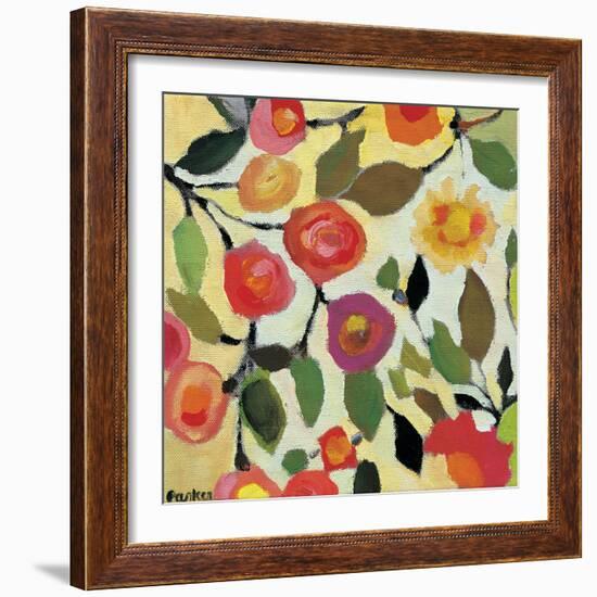 Floral Tile 2-Kim Parker-Framed Giclee Print