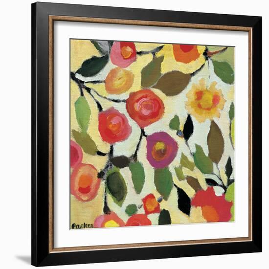 Floral Tile 2-Kim Parker-Framed Giclee Print