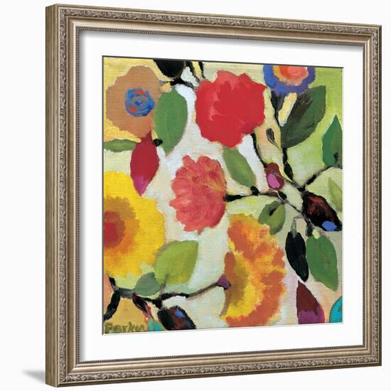 Floral Tile 3-Kim Parker-Framed Giclee Print