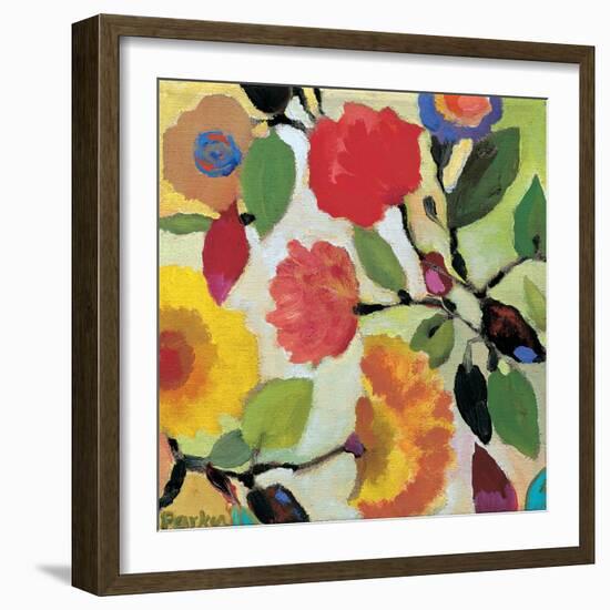 Floral Tile 3-Kim Parker-Framed Giclee Print