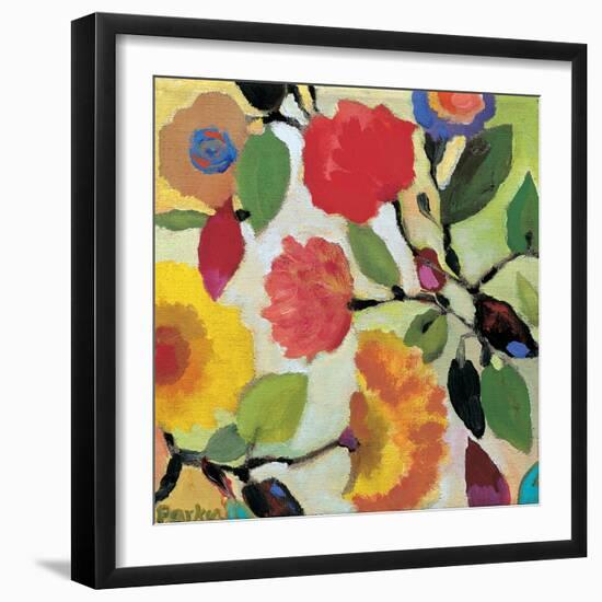 Floral Tile 3-Kim Parker-Framed Giclee Print