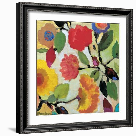 Floral Tile 3-Kim Parker-Framed Giclee Print