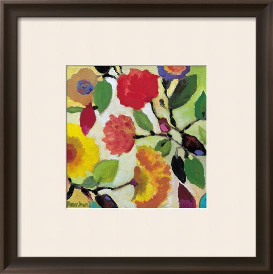 Floral Tile III-Kim Parker-Framed Art Print