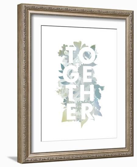 Floral Together-Clara Wells-Framed Giclee Print