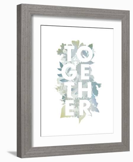 Floral Together-Clara Wells-Framed Giclee Print