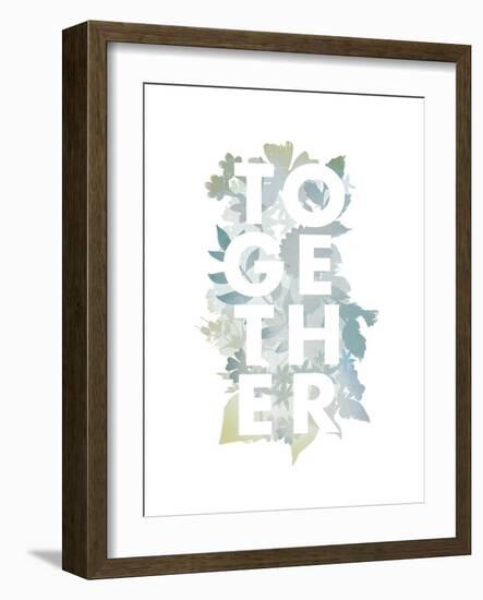 Floral Together-Clara Wells-Framed Giclee Print