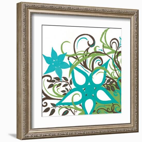 Floral Twist I-Hakimipour-ritter-Framed Art Print