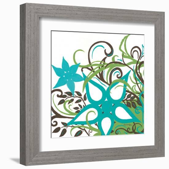 Floral Twist I-Hakimipour-ritter-Framed Art Print