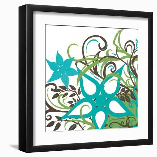 Floral Twist I-Hakimipour-ritter-Framed Art Print