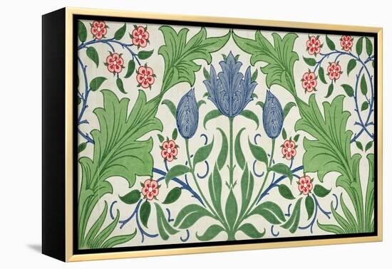 Floral Wallpaper Design-William Morris-Framed Premier Image Canvas