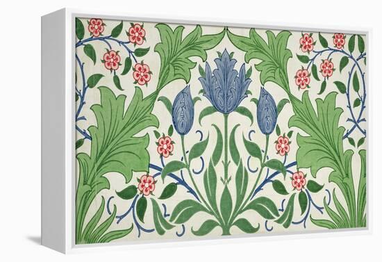 Floral Wallpaper Design-William Morris-Framed Premier Image Canvas