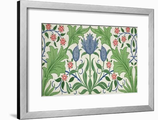 Floral Wallpaper Design-William Morris-Framed Giclee Print