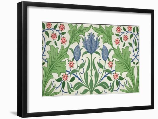 Floral Wallpaper Design-William Morris-Framed Giclee Print