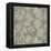 Floral Waltz Mono Taupe Oyster-Bill Jackson-Framed Premier Image Canvas