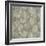 Floral Waltz Mono Taupe Oyster-Bill Jackson-Framed Giclee Print