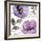 Floral Waltz Plum II-Pela Design-Framed Art Print