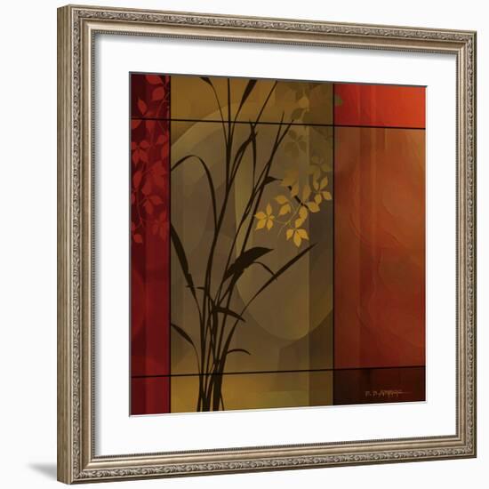 Floral Warmth-Edward Aparicio-Framed Giclee Print