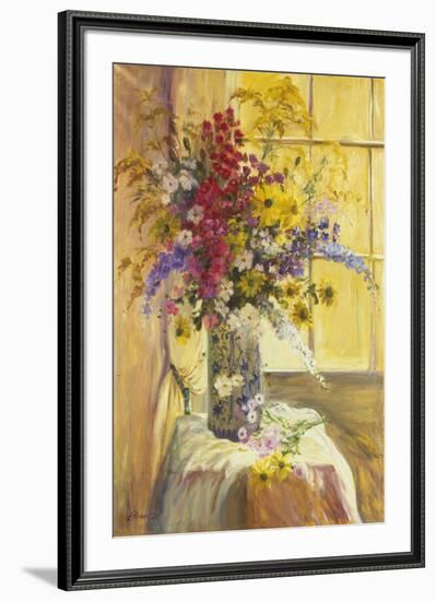 Floral Window-Elizabeth Parsons-Framed Giclee Print