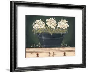 Floral with Hydrangea-Jo Moulton-Framed Art Print