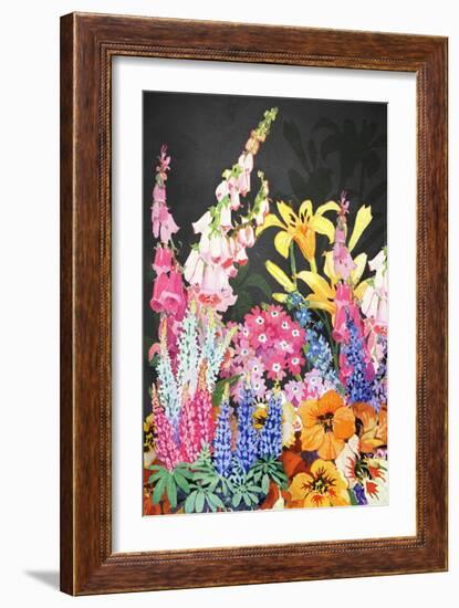 Floral-The Saturday Evening Post-Framed Giclee Print