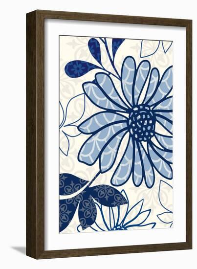 Floralesque Panel 2-Bella Dos Santos-Framed Premium Giclee Print