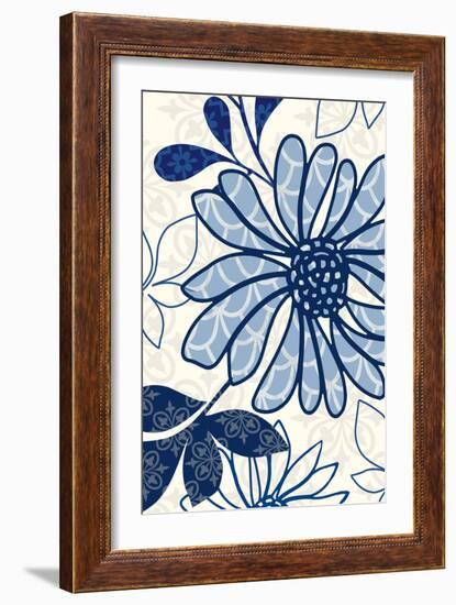 Floralesque Panel 2-Bella Dos Santos-Framed Premium Giclee Print