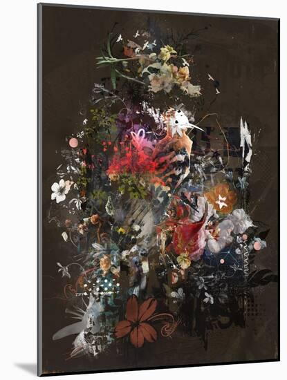 Floralies, 2018 (Collage on Canvas)-Teis Albers-Mounted Giclee Print