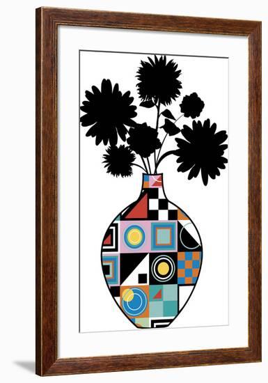 Florals - Compelling Collage-Tom Frazier-Framed Giclee Print