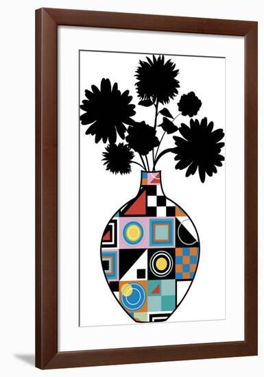 Florals - Compelling Collage-Tom Frazier-Framed Giclee Print