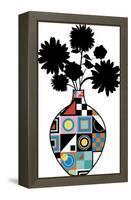 Florals - Compelling Collage-Tom Frazier-Framed Stretched Canvas