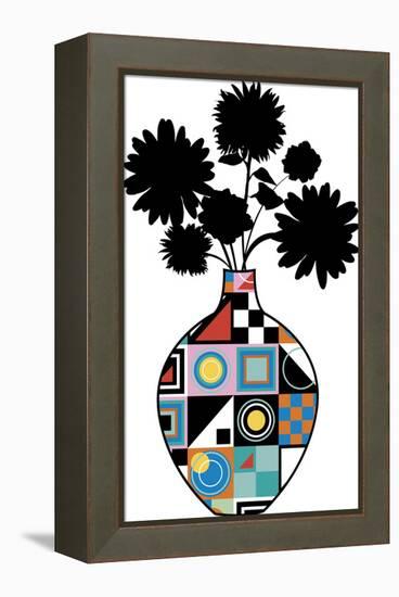 Florals - Compelling Collage-Tom Frazier-Framed Stretched Canvas