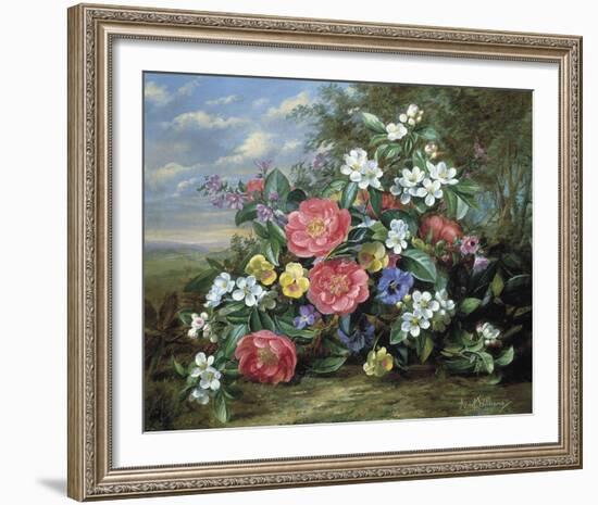 Florals I-Albert Williams-Framed Giclee Print